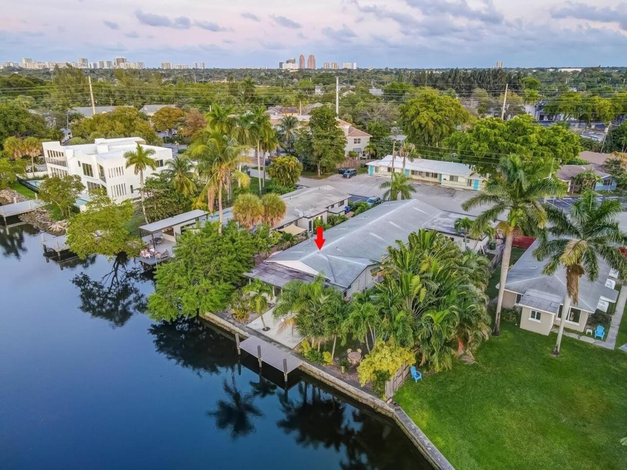 Waterfront Apartment Private Patio Pool Fort Lauderdale Exterior foto